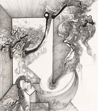 Symbiosis by Lin Guocheng contemporary artwork painting, works on paper, drawing
