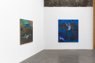 Exhibition view: Joshua Petker, Tambourine, Anat Ebgi, Los Feliz (28 January–4 March 2023). Courtesy Anat Ebgi.