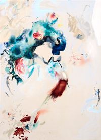Postnatal drift by Araminta Blue contemporary artwork painting, works on paper