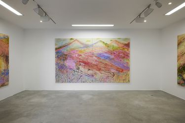 Exhibition view: Kim Booker, no-man's-land, JARILAGER Gallery, Cologne (18 February–2 April 2023). Courtesy JARILAGER Gallery.