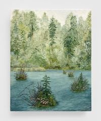As I Remember the Lake by Pam Posey contemporary artwork painting