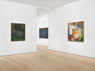 Exhibition view: Group Exhibition, Asger Jorn, Per Kirkeby, Tal R, Victoria Miro, Mayfair, London (23 January–23 March 2019). © Tal R, Per Kirkeby and Donation Jorn, Silkeborg/billedkunst.dk/DACS 2019. Courtesy the artists and Victoria Miro, London/Venice.