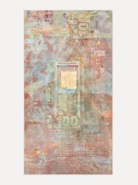 Burning Square: freedom of goods by Mandy El-Sayegh contemporary artwork painting, print