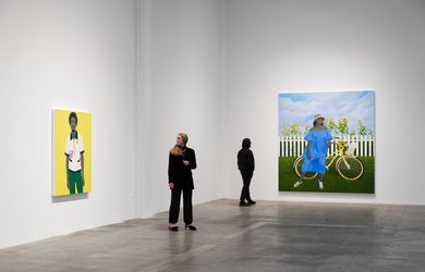 Exhibition view: Amy Sherald, The Great American Fact, Hauser & Wirth, Los Angeles (20 March–6 June 2021). © Amy Sherald. Courtesy the artist and Hauser & Wirth. Photo: Fredrik Nilsen Studio.