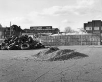 Self Portrait Lying on a Pile of Rubble by LaToya Ruby Frazier contemporary artwork photography