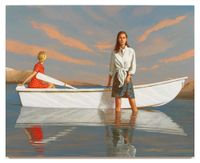 The Cove by Bo Bartlett contemporary artwork painting, works on paper