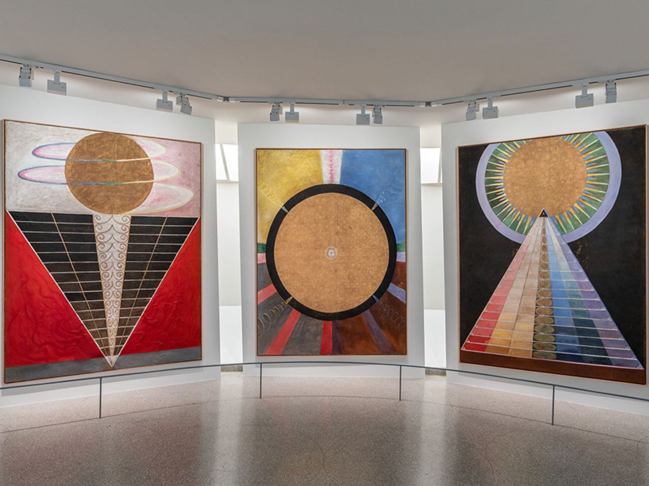 hilma af klint paintings for the temple