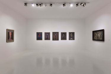 Exhibition view: Mao Xuhui, The History of Eternity: Forty Years of Mao Xuhui 1980-2021, Tang Contemporary Art, Beijing 1st & 2nd Space (10 July–26 August 2021). Courtesy Tang Contemporary Art.
