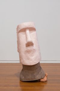 Titling Head by Mikala Dwyer contemporary artwork sculpture, ceramics