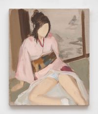 Pink Kimono by Gideon Rubin contemporary artwork painting