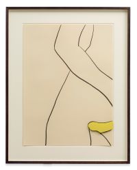 Saddle by Gary Hume contemporary artwork painting, works on paper, drawing