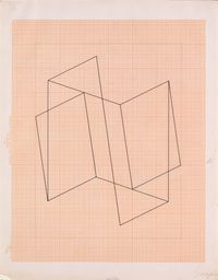 Structural Constellation (JAAF 1976.3.1534) by Josef Albers contemporary artwork works on paper, drawing