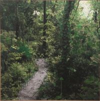 Study of Green- Path 2 by Honggoo Kang contemporary artwork painting