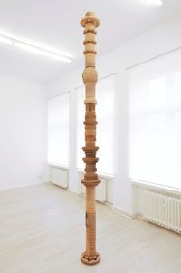 Mechanical Column by Mariana Castillo Deball contemporary artwork sculpture