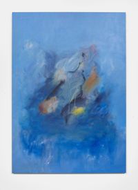 Blue Potpourri (Blue Planet) by Elizabeth Ibarra contemporary artwork painting