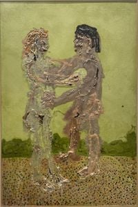 Pistachio lovers by Ugo Schildge contemporary artwork painting