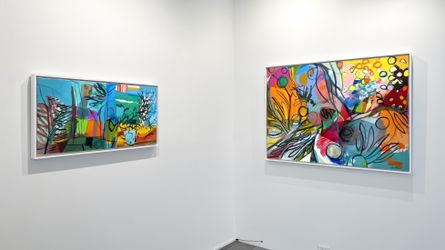 Exhibition view: Bill Scott, I Stood There Once: New Paintings by Bill Scott, Hollis Taggart, New York (8 September–8 October 2022). Courtesy Hollis Taggart.
