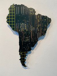 South America by Susan Stockwell contemporary artwork mixed media