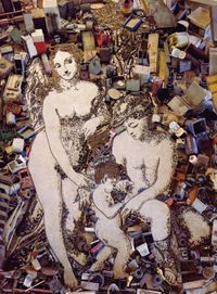The Education of Cupid, after Correggio by Vik Muniz contemporary artwork photography, print