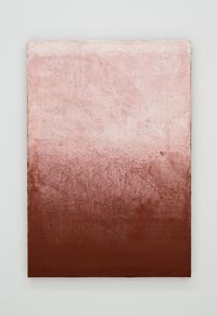 CAVE/red iron oxide by Yoriko Takabatake contemporary artwork painting