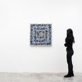 A Woman's Voice (in Blue) — A Woman's Voice is Revolution by Ghada Amer contemporary artwork 5