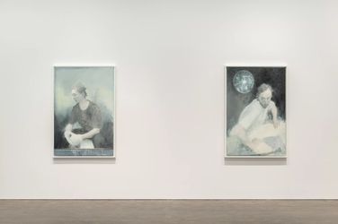 Exhibition view: Mao Yan, New Paintings, Pace Gallery, 5 Hanover Square, London,(19 January–9 March 2024). Courtesy Pace Gallery.