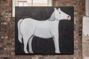 A white horse by Andrew Sim contemporary artwork 2
