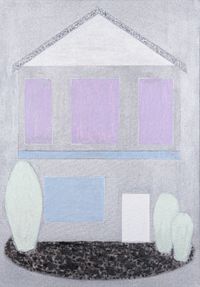 Silver House by MeeNa Park contemporary artwork painting