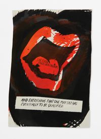 untitled by Raymond Pettibon contemporary artwork painting, works on paper, drawing