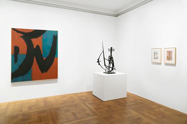 Exhibition view: Group Show, Herbert Ferber | Mark Rothko, David Zwirner, 69th Street, New York (20 February–14 April 2018). Courtesy David Zwirner.