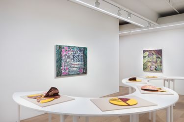 Exhibition view: Tammy Nguyen, A Comedy for Mortals: Inferno, Lehmann Maupin, Seoul (23 March–6 May 2023). Courtesy the artist and Lehmann Maupin, New York/Hong Kong/Seoul/London. Photo: OnArt Studio.