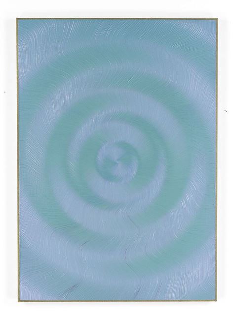 Coalescence (Iridescent Blue Parma) by Giacomo Santiago Rogado contemporary artwork