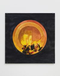 Fire Circle by Oscar Tuazon contemporary artwork works on paper