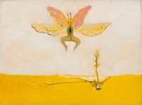 Butterfly No. 3 by Wang Zhongjie contemporary artwork painting