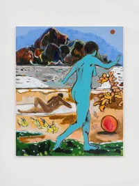 Nudes on the Coast by Gideon Appah contemporary artwork painting