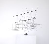 Linie 19:12 by Knopp Ferro contemporary artwork sculpture