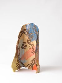 Earthy Kiss by Ghada Amer contemporary artwork ceramics