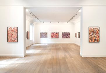 Exhibition view: Jean Dubuffet, Paysages et lieux de promenade, Galerie Lelong & Co., Rue de Téhéran, Paris (8 September–22 October 2022). Courtesy Galerie Lelong & Co., Paris.