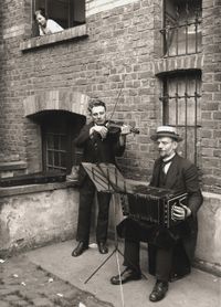 Street Musicians (VI/36/4,') 4/12 of 1990, 1922–1928 by August Sander contemporary artwork photography, print