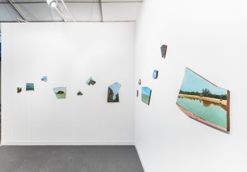 Exhibition view: Booth IN02, Jhaveri Contemporary, Frieze London (12–16 October 2022). Courtesy Jhaveri Contemporary.