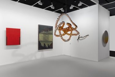Installation view of Kukje Gallery booth at the second edition ofParis+ par Art Basel. Courtesy Kukje Gallery. Photo: Sebastiano Pellion di Persano.