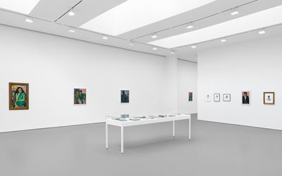Exhibition view: Alice Neel, Uptown, David Zwirner, 19th Street, New York (23 February–22 April 2017). Courtesy David Zwirner, New York.