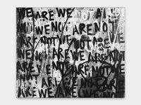 Untitled (WE ARE NOT) by Adam Pendleton contemporary artwork painting