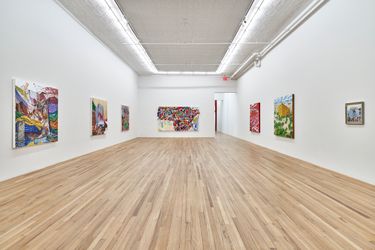 Exhibition view: Dewey Crumpler, Post Atlantic, Andrew Kreps Gallery, 22 Cortlandt Alley, New York (8 September–28 October 2023). Photo: Kunning Huang. Courtesy Andrew Kreps Gallery.