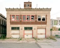 Highland Park Fire Department (Gerald St), Detroit, MI by Frank Schwere contemporary artwork photography