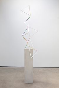 Tranquillity Now (white) by Eva Rothschild contemporary artwork sculpture