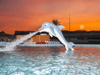Dolphin Fountain by Farah Al Qasimi contemporary artwork print