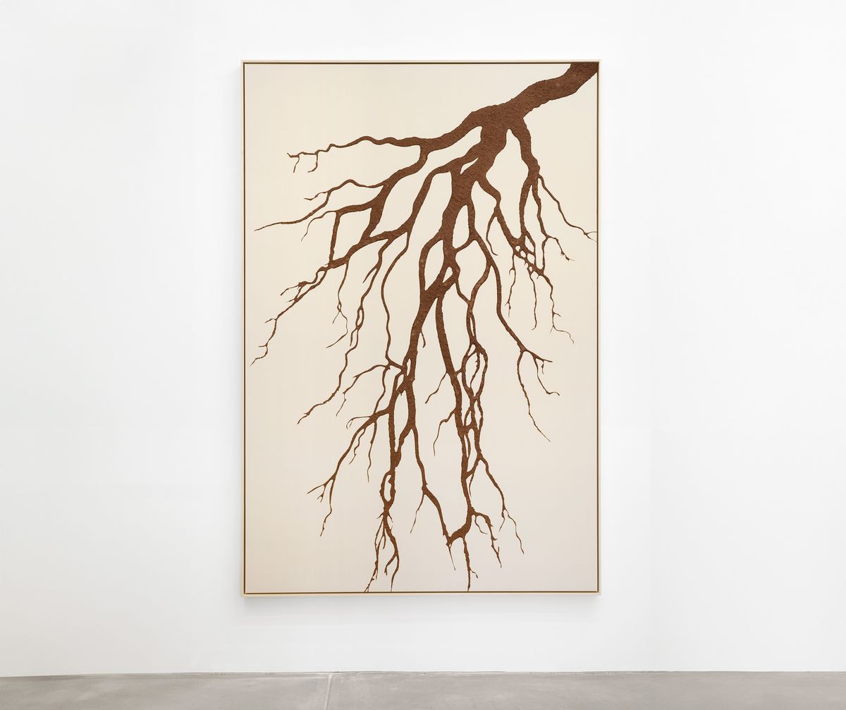 The Tree Whose Roots are Alive (roots paintings), 2025 by Claudia Comte ...