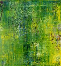 Berührte (Grün) by Charlotte Acklin contemporary artwork painting