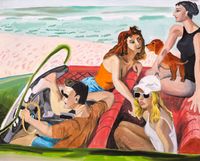 Let's Go to The Beach by Lee Yang contemporary artwork painting